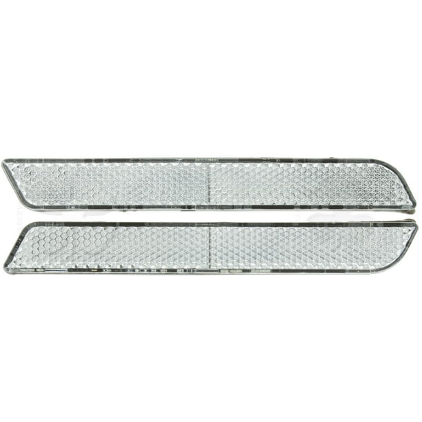 Clear FAMI Pair Clear Reflectors for Harley Latch Covers Hard Saddlebags Side Visibility HD Clear FAMI Pair Clear Reflectors for Harley Latch Covers Hard Saddlebags Side Visibility HD